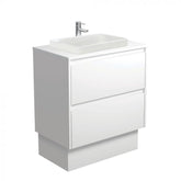 Fienza 750mm Sarah Semi Inset Double Draw Kickboard Vanity